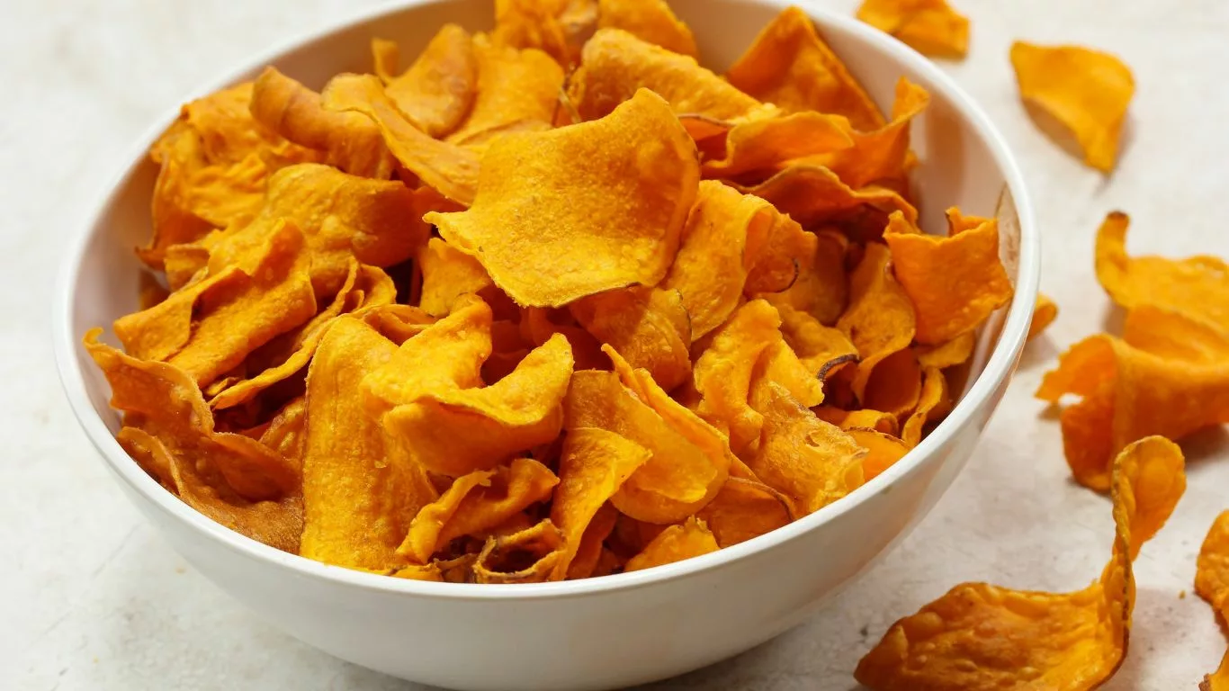 Delicious GERD-Friendly Snack Ideas Baked Sweet Potato Chips