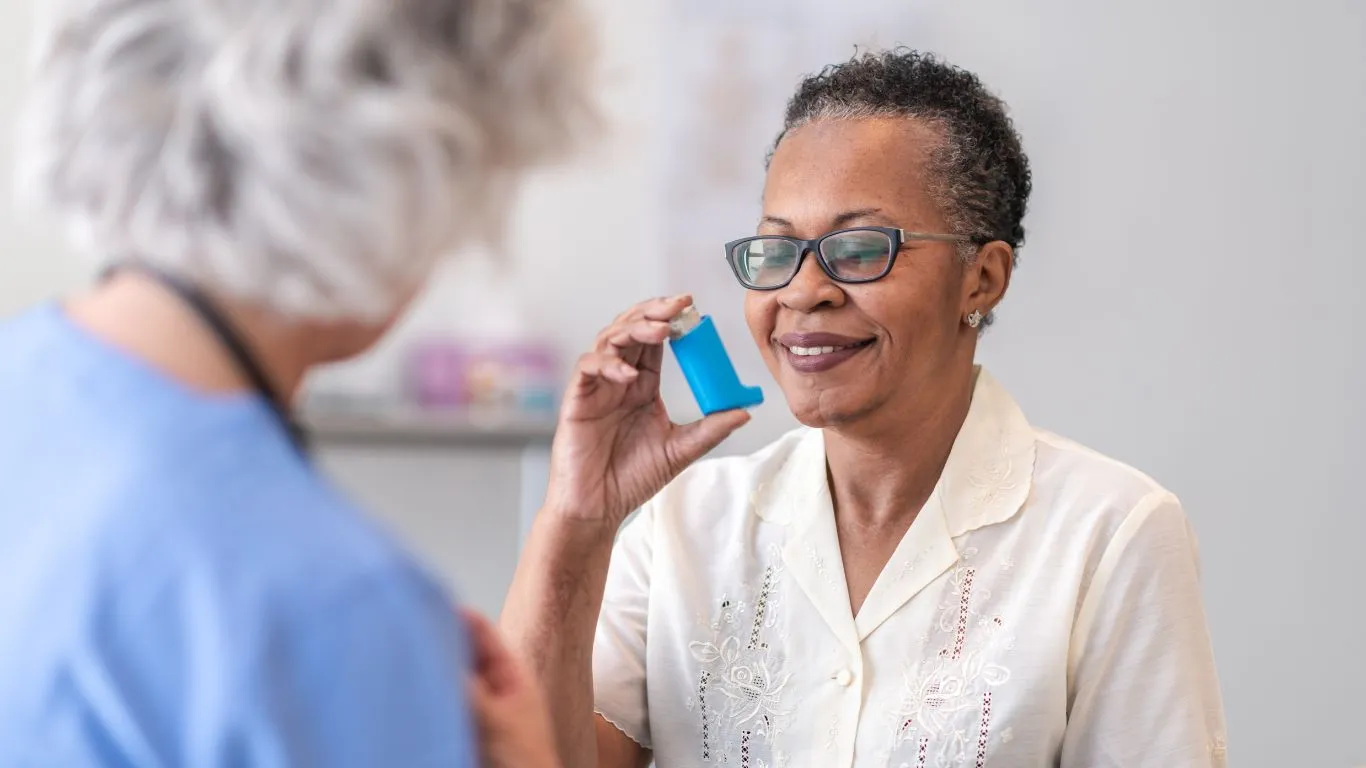 A range of asthma inhalers for different treatment options