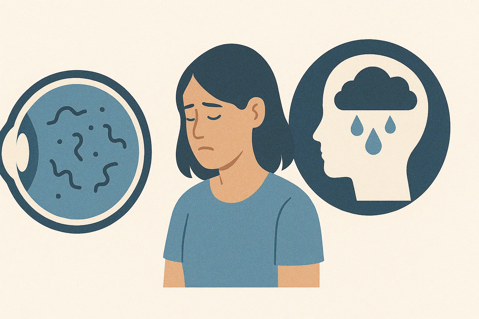 Mental health and coping with eye floaters