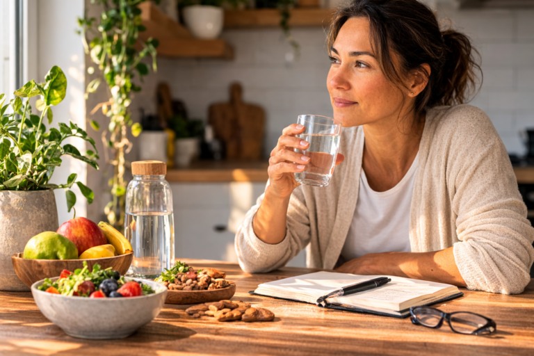 Someone resting in a comfortable chair in a quiet living room during the afternoon